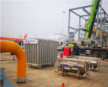  重鋼L26煤氣管道儲罐氮?dú)庵脫Q工程完工