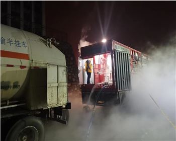 湖南岳陽(yáng)天然氣站氮?dú)庵脫Q